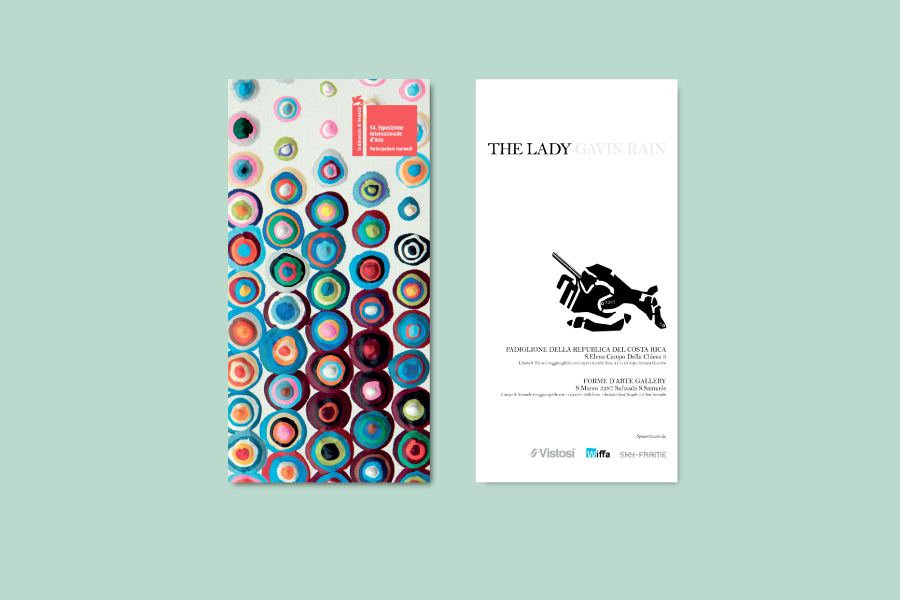 Invitation for the opening of the exhibition at the  54. Venice Art Biennale