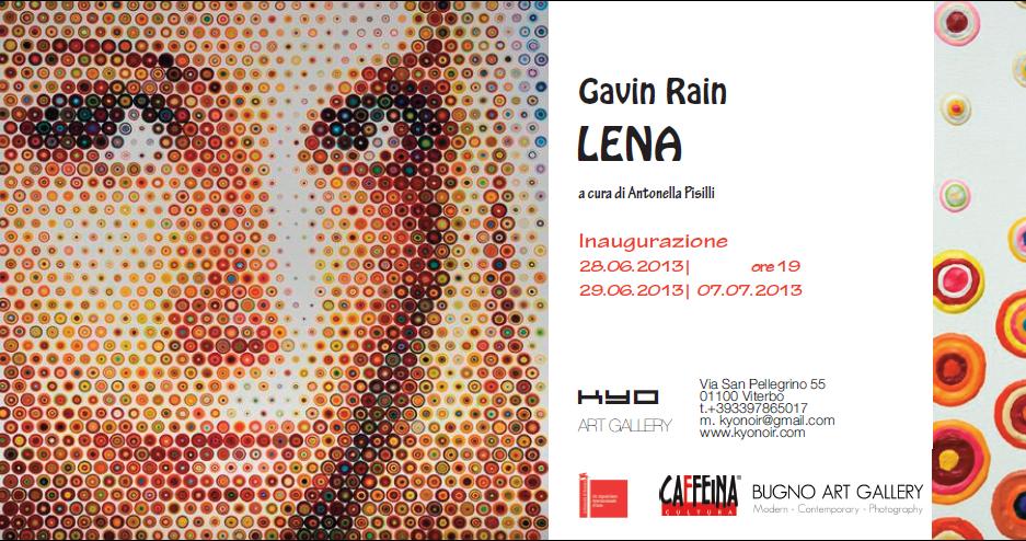 Gavin Rain's exhibition @ Kyo Noir, Viterbo (IT)